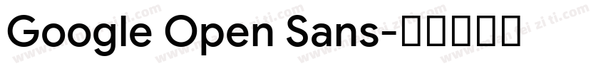 Google Open Sans字体转换